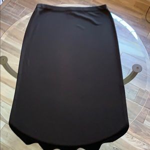 ***LAST CHANCE****MISOOK black 36” straight a knit Skirt